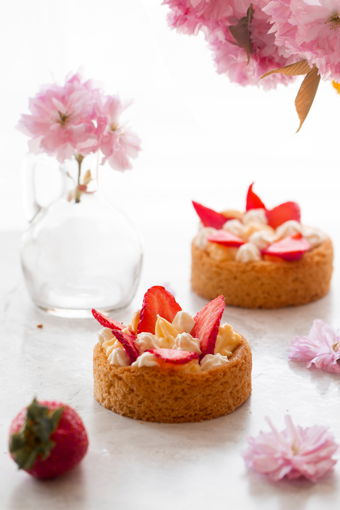 Photographie culinaire tarte fraisecharmot annecy